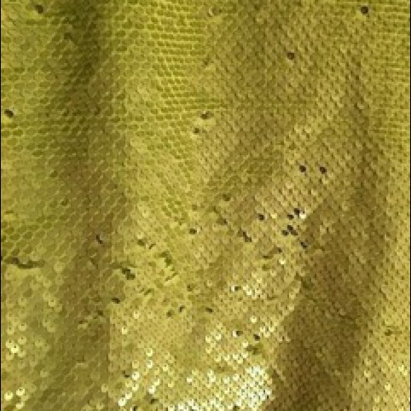 INSPIRED STYLE FLOURESCENT NEON YELLOW SEQUIN TANK - Picture 4 of 6